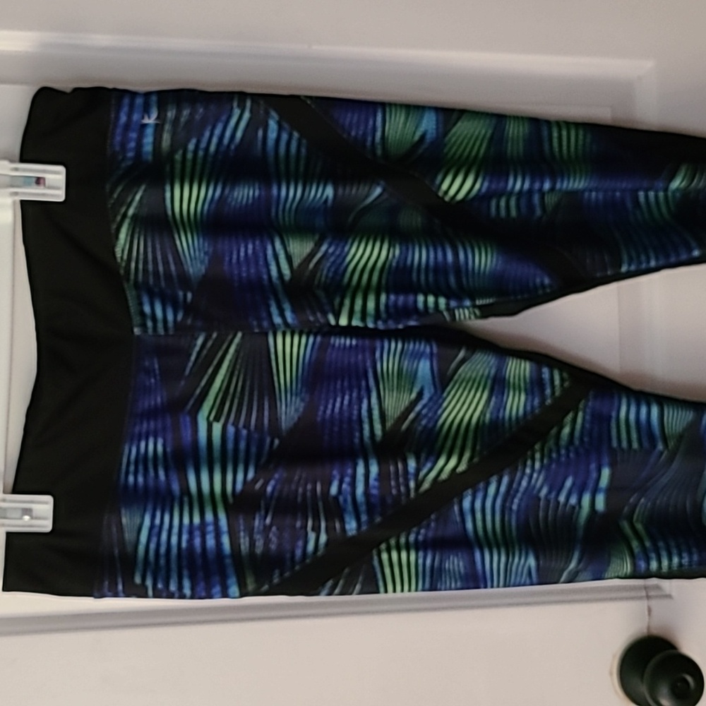 Blue and Green Danskin Now Leggings